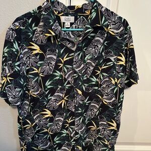 Hawaiian Tiki Shirt Mens Med